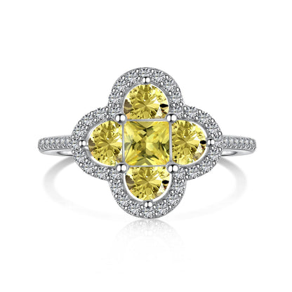 [LORA]Luxurious Eternity Flower Shape Banquet Ring