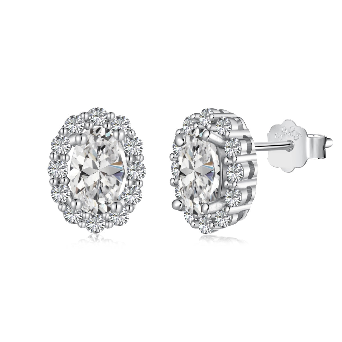 [LORA]Delicate Unique Oval Cut Daily Earrings