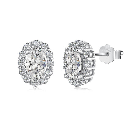 [LORA]Delicate Unique Oval Cut Daily Earrings