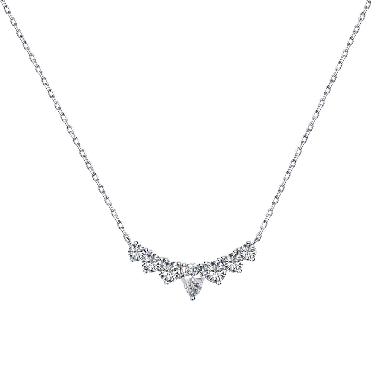 [LORA]Dainty Colorful Heart Necklace