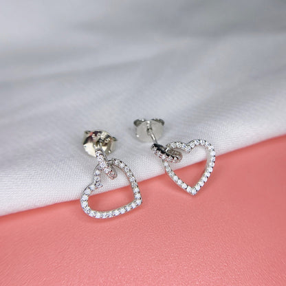 [LORA]Dainty Heart Shape Earrings