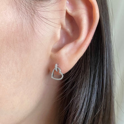 [LORA]Dainty Heart Shape Earrings