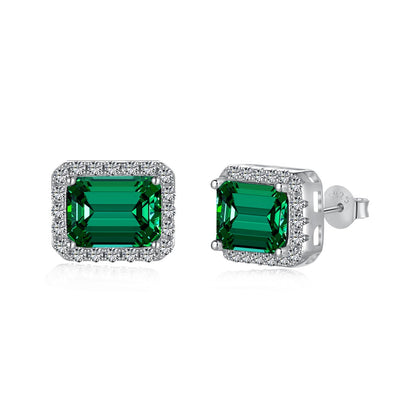 [LORA]Luxurious Dainty Emerald Cut Banquet Earrings