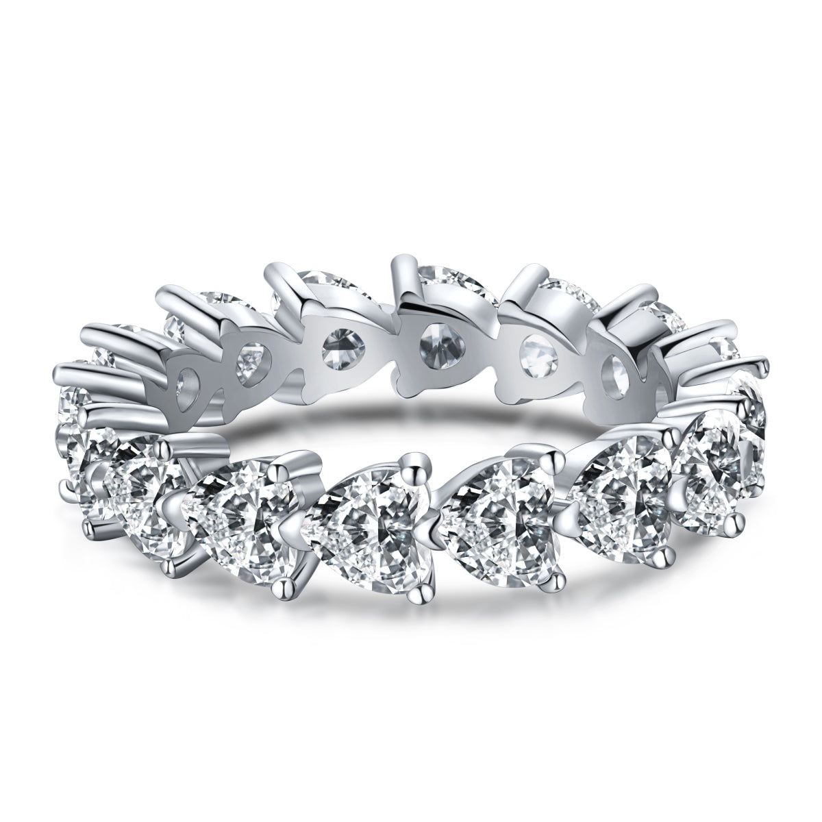 [LORA]0.25 Carat Radiant Romance Heart Cut Lover Ring