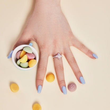 [LORA]Luxurious Colorful Flower Shape Banquet Ring