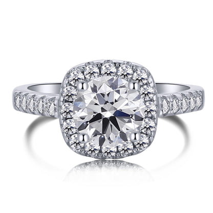 [LORA]Dazzling Resplendent Round Cut Wedding Ring