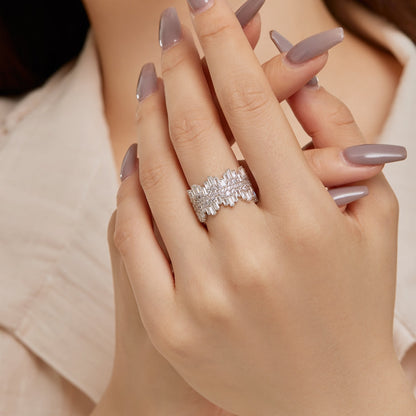 [LORA]Luxurious Colorful Radiant Cut Daily Ring
