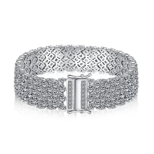 [LORA]Ornate Elegant Round Cut Party Bracelet