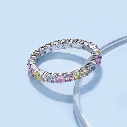 [LORA]Dazzling Resplendent Round Cut Party Ring