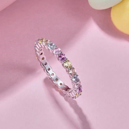 [LORA]Dazzling Resplendent Round Cut Party Ring