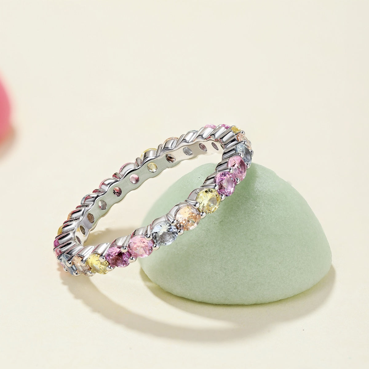 [LORA]Dazzling Resplendent Round Cut Party Ring