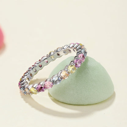 [LORA]Dazzling Resplendent Round Cut Party Ring