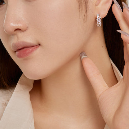 [LORA]Dazzling Colorful Emerald Cut Daily Earrings