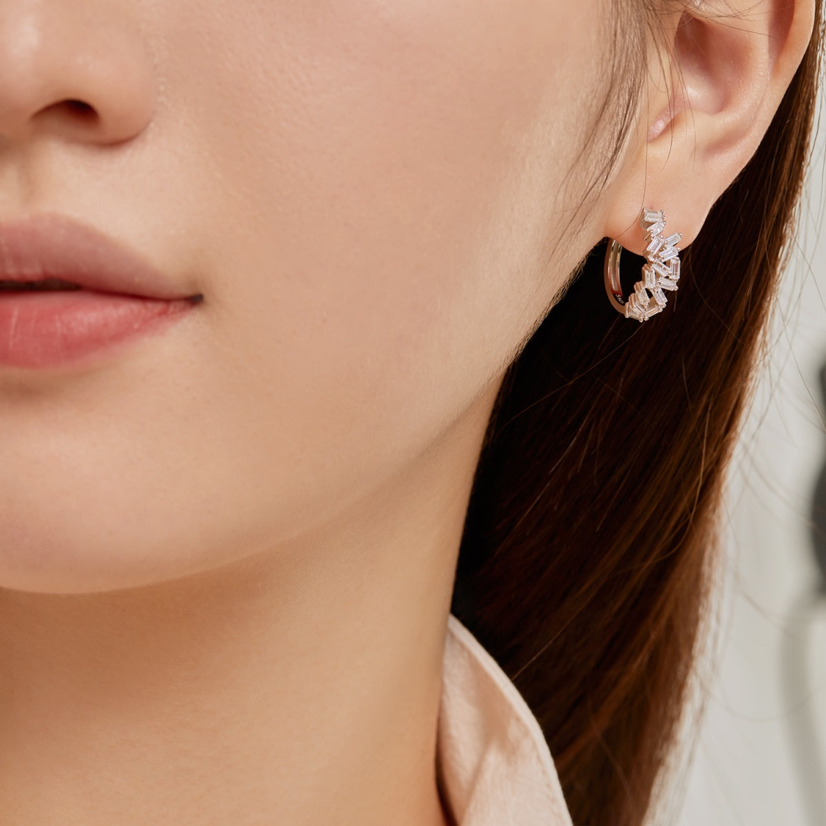 [LORA]Dazzling Colorful Emerald Cut Daily Earrings