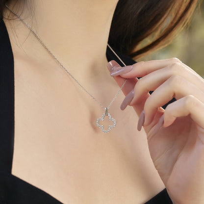 [LORA]Four-Leaf Clover Hollow Design Exquisite Necklace