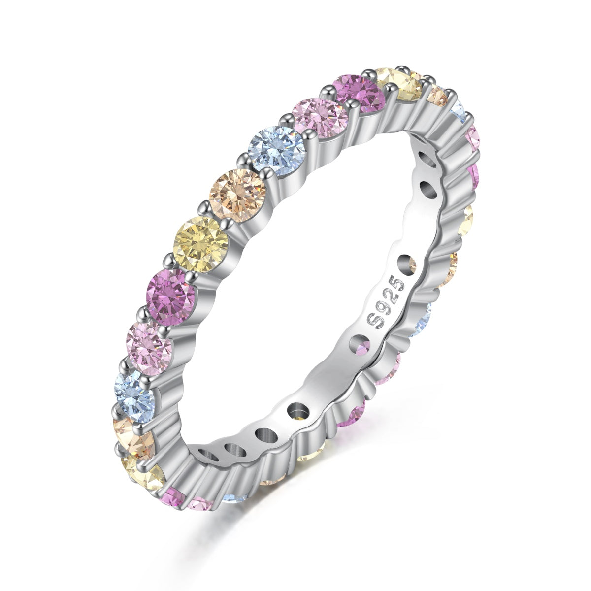[LORA]Dazzling Resplendent Round Cut Party Ring