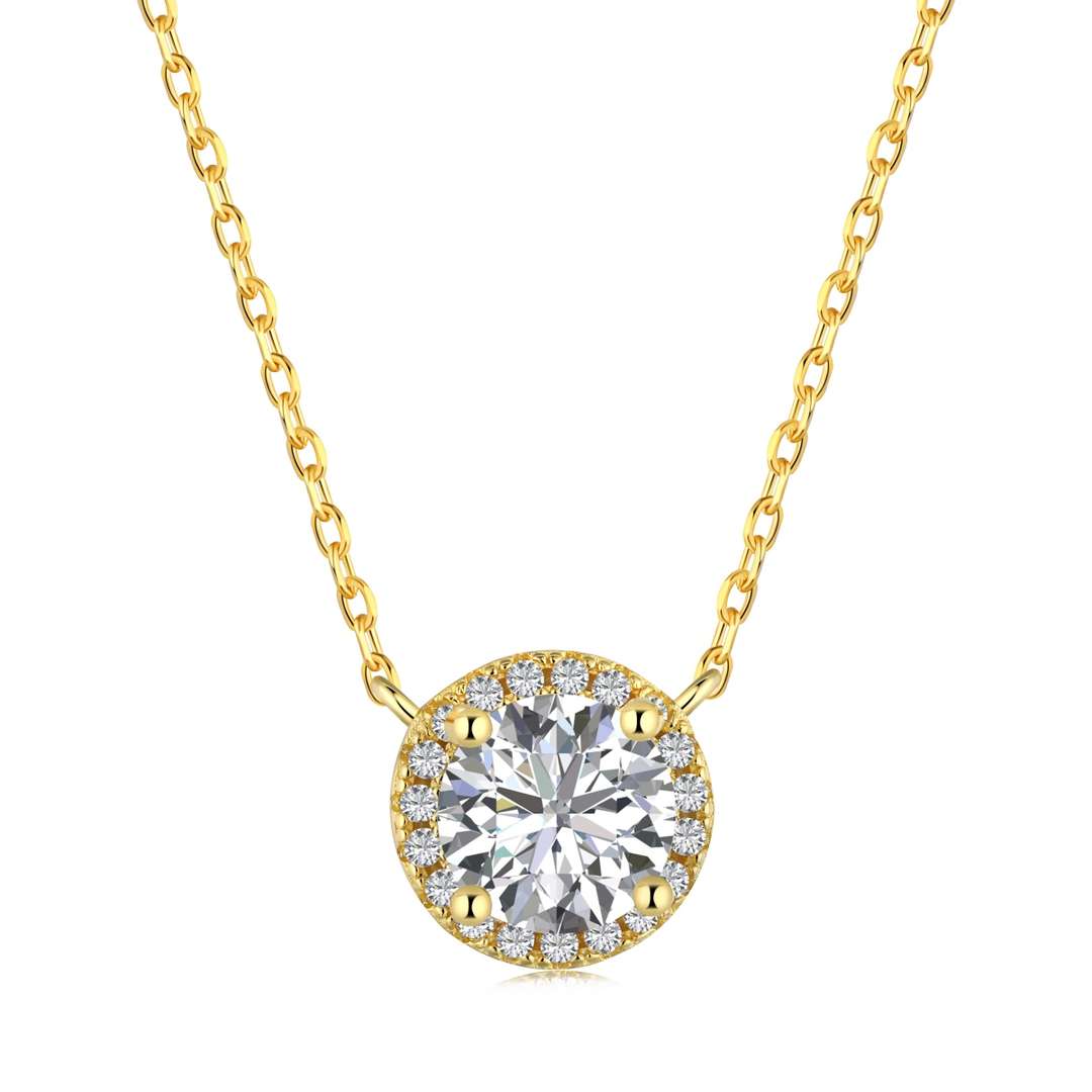 [LORA]Luxurious Round Cut Necklace