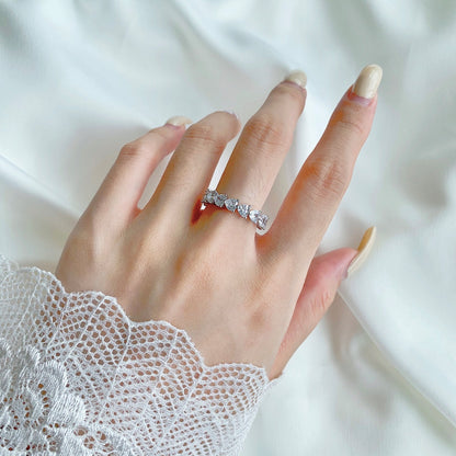 [LORA]0.25 Carat Radiant Romance Heart Cut Lover Ring
