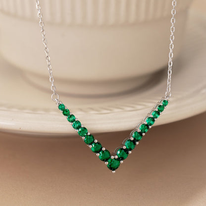 [LORA]Ornate Round Cut Necklace