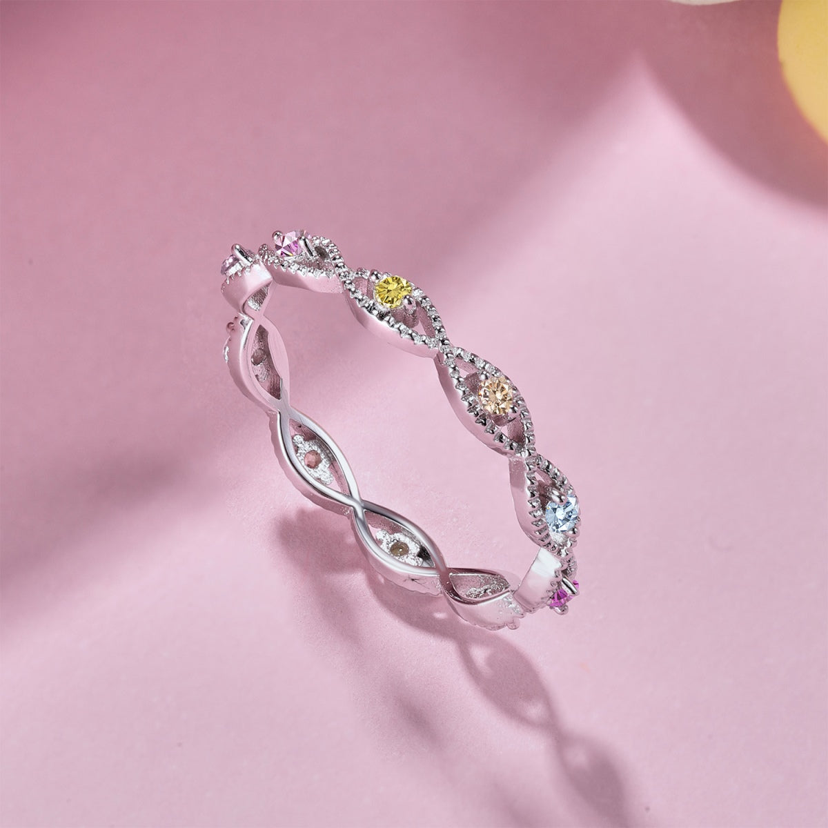 [LORA]Elegant Energetic Round Cut Daily Ring