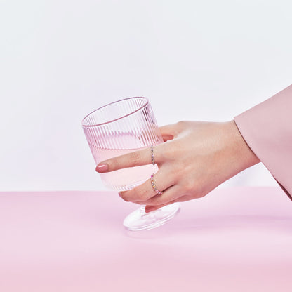 [LORA]Elegant Energetic Round Cut Daily Ring