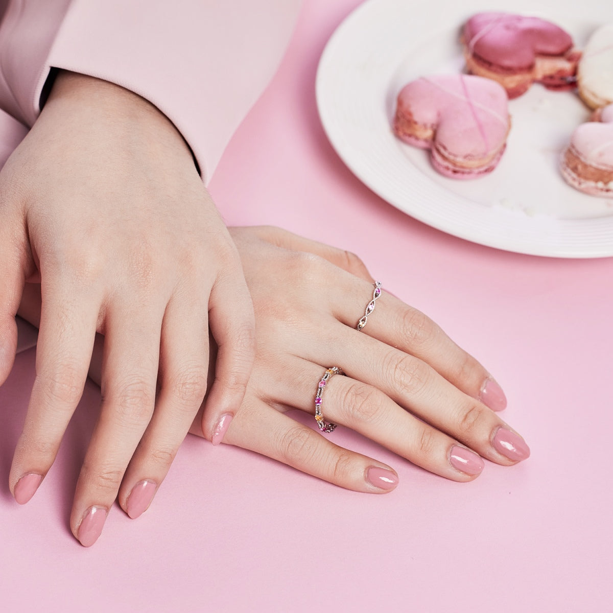 [LORA]Elegant Energetic Round Cut Daily Ring