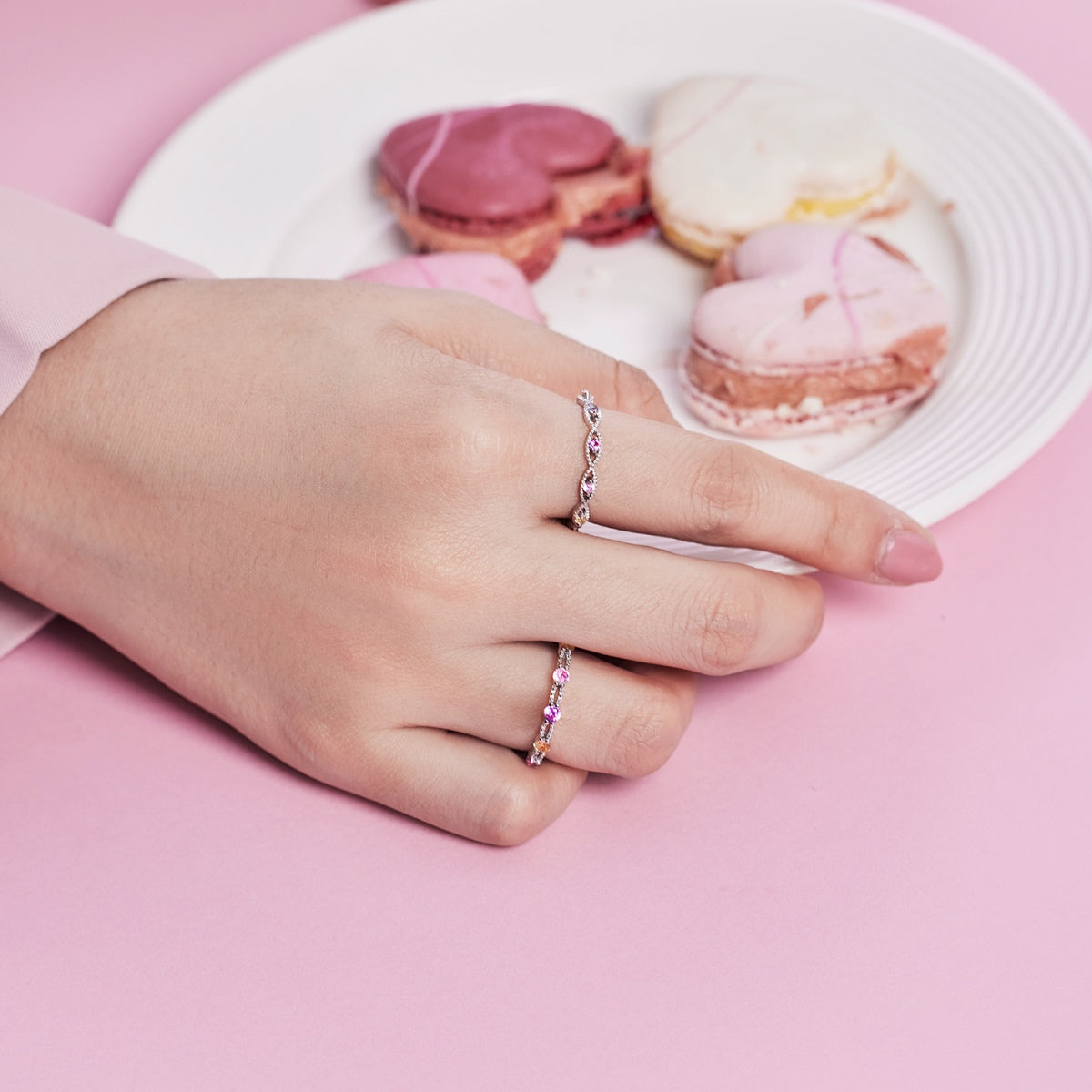 [LORA]Elegant Energetic Round Cut Daily Ring