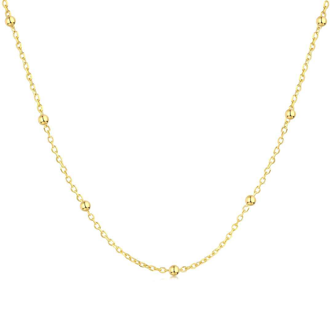 [LORA]Small Bead Clavicle Chain Simple Necklace