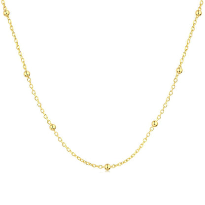 [LORA]Small Bead Clavicle Chain Simple Necklace