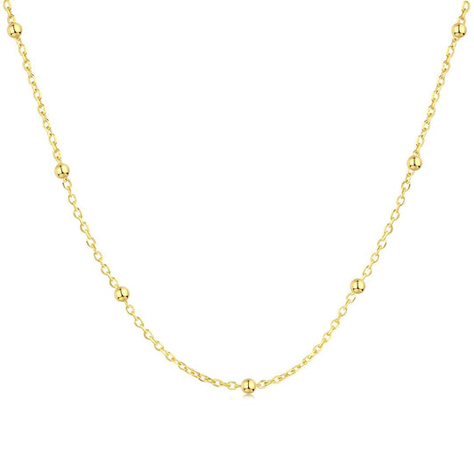 [LORA]Small Bead Clavicle Chain Simple Necklace