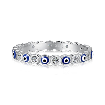 [LORA]Sparkling Vibrant Round Shape Daily Ring