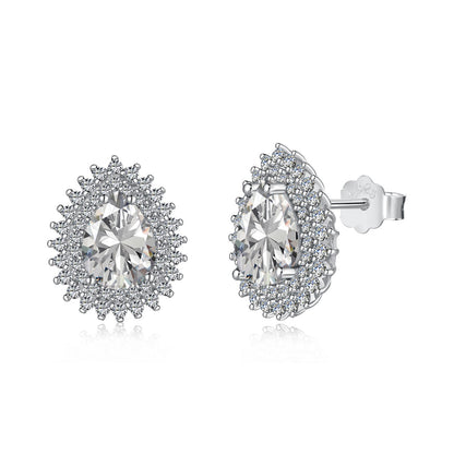 [LORA]Delicate Gorgeous Pear Cut Daily Earrings