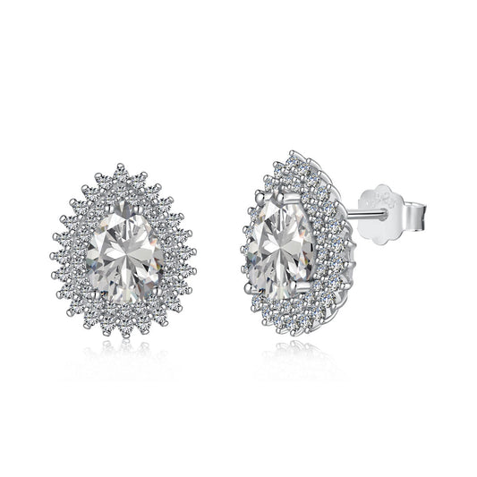 [LORA]Delicate Gorgeous Pear Cut Daily Earrings