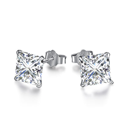 [LORA]Ornate Square Shape Earrings