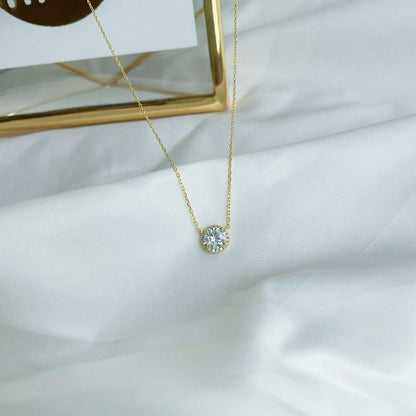 [LORA]Luxurious Round Cut Necklace