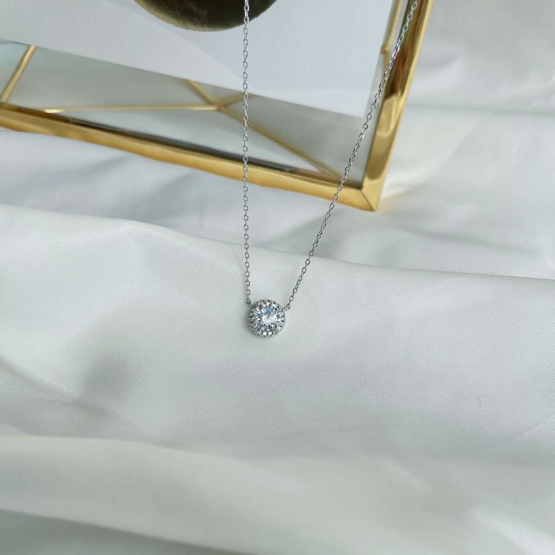 [LORA]Luxurious Round Cut Necklace