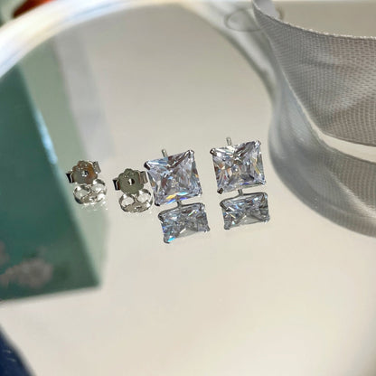 [LORA]Ornate Square Shape Earrings