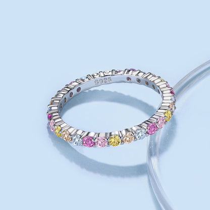 [LORA]Elegant Vivid Round Cut Daily Ring
