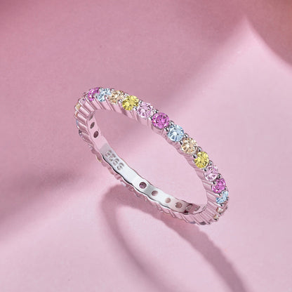 [LORA]Elegant Vivid Round Cut Daily Ring