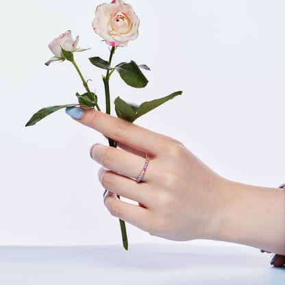 [LORA]Dazzling Resplendent Round Cut Party Ring