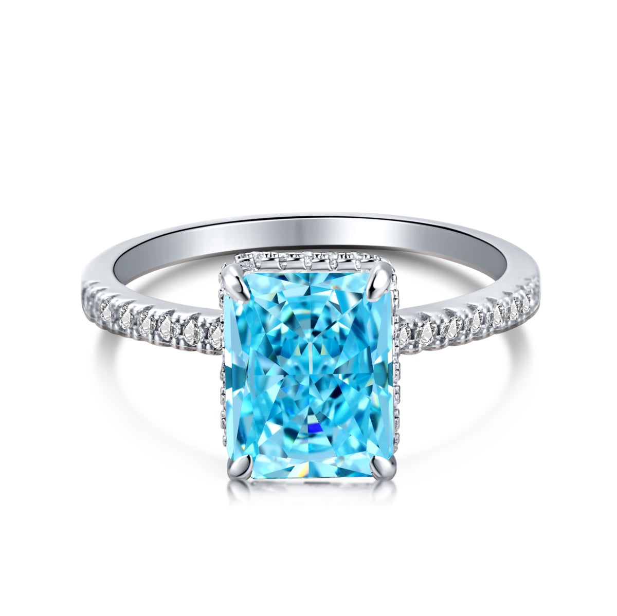 [LORA]4.0 Carat Luxurious Engagement Ring