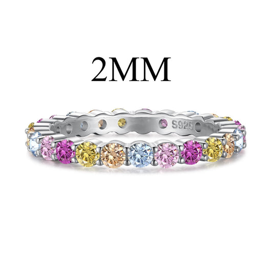 [LORA]Elegant Vivid Round Cut Daily Ring