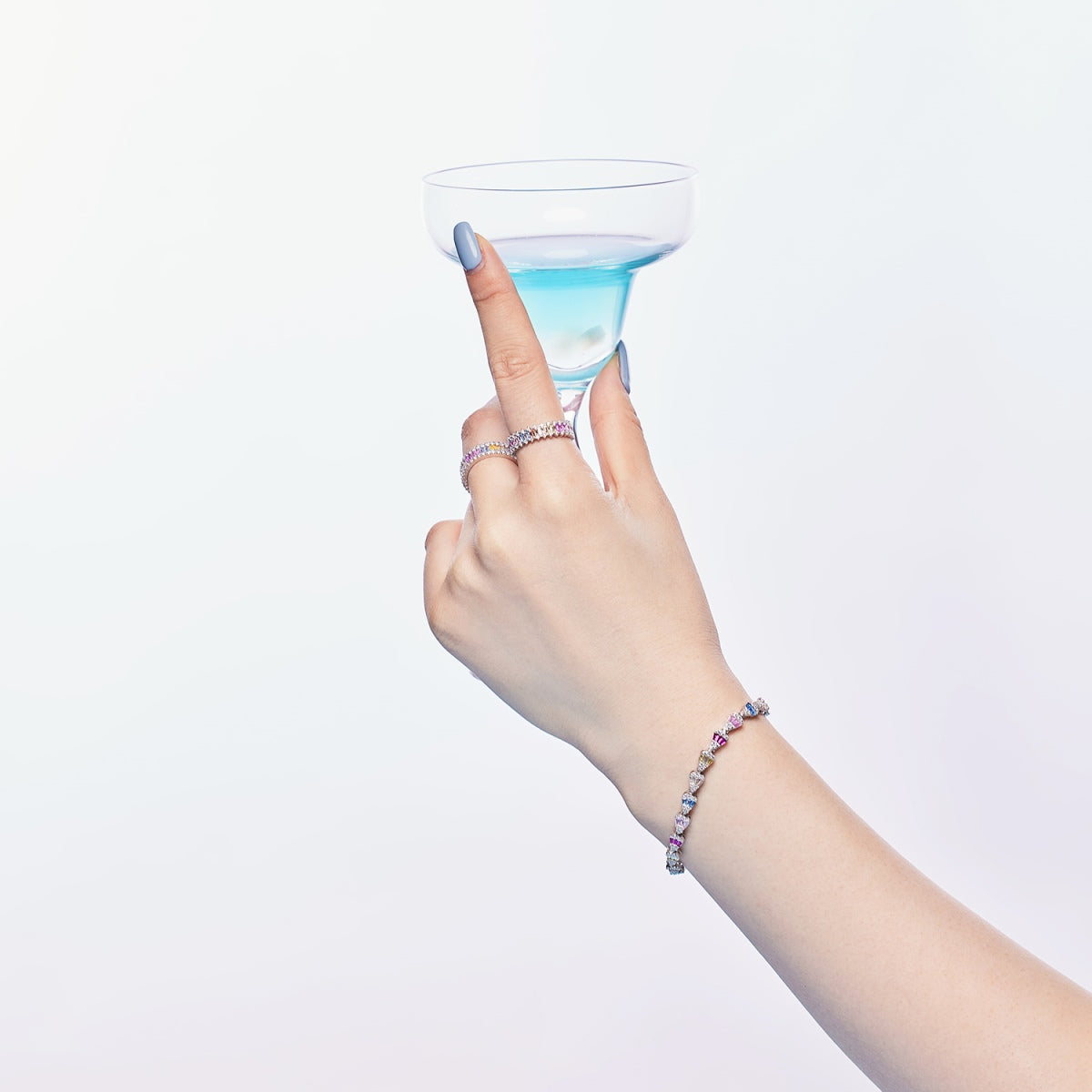 [LORA]Radiant Water Drop Shape Daily Bracelet