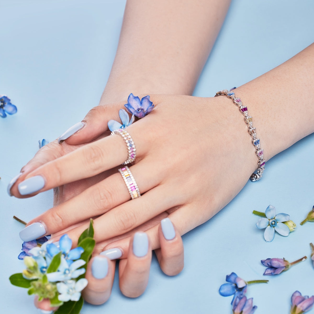 [LORA]Radiant Water Drop Shape Daily Bracelet