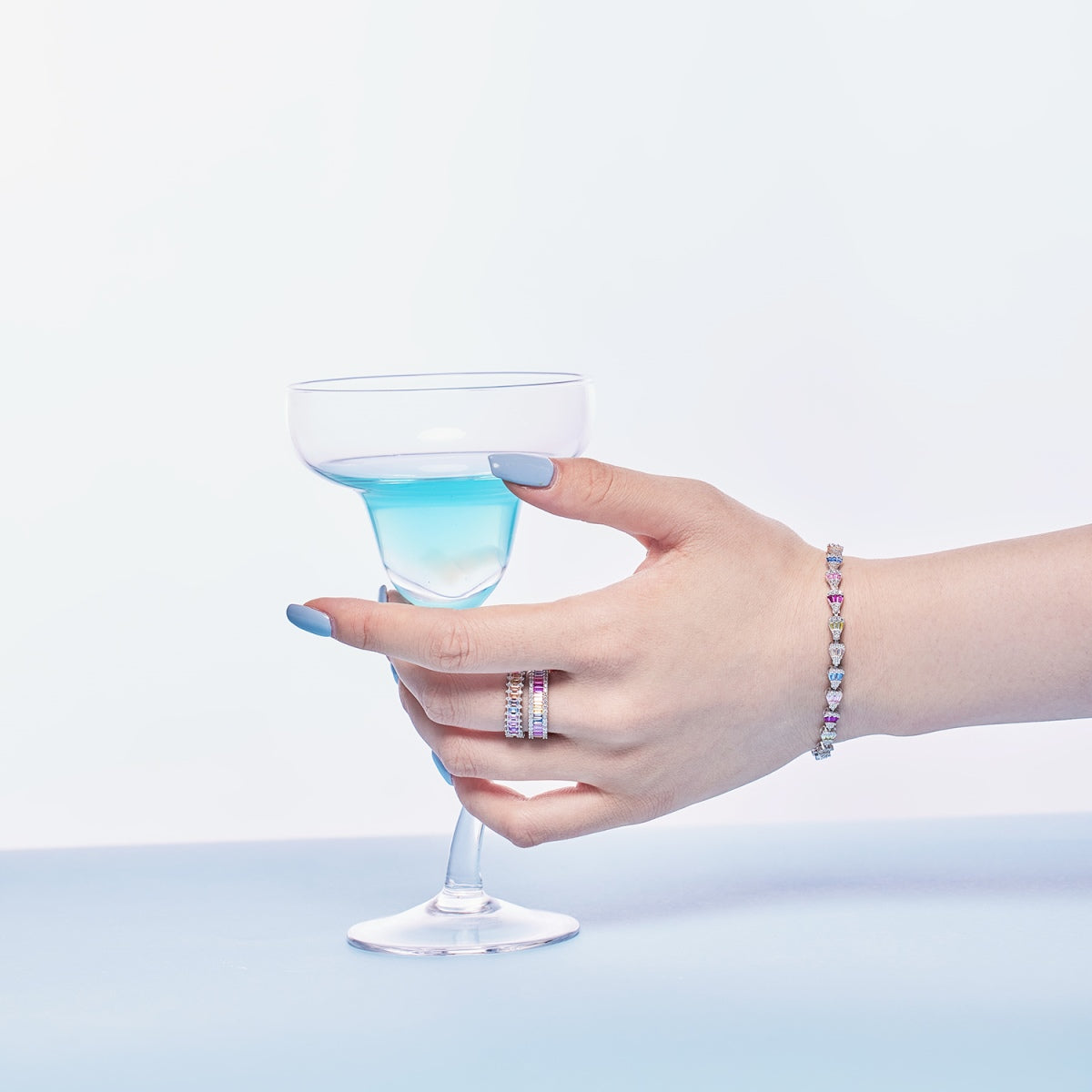 [LORA]Radiant Water Drop Shape Daily Bracelet