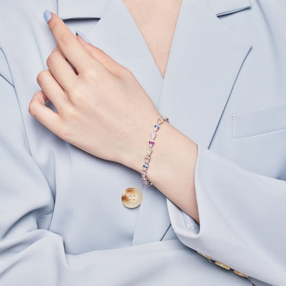 [LORA]Radiant Water Drop Shape Daily Bracelet