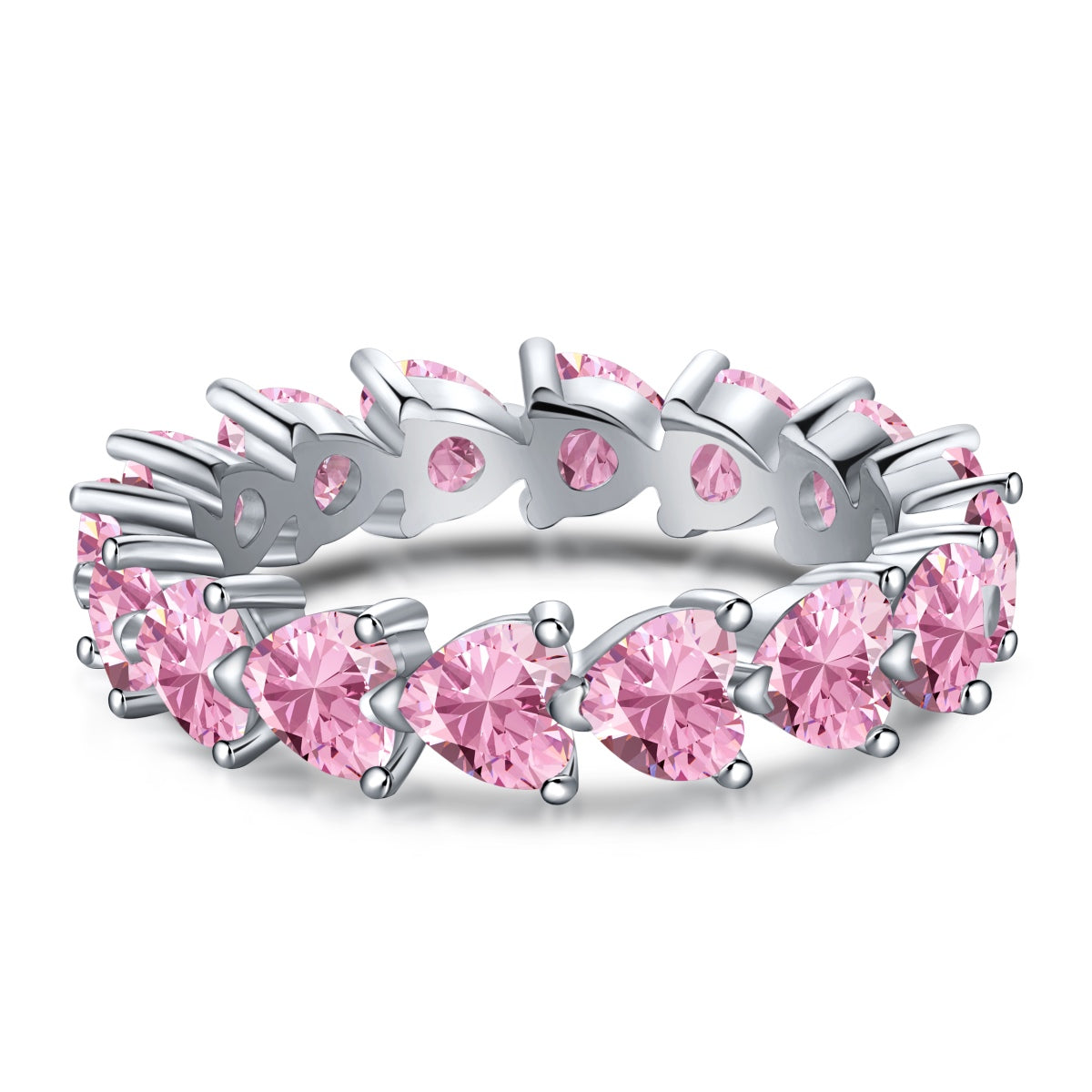 [LORA]0.25 Carat Radiant Romance Heart Cut Lover Ring