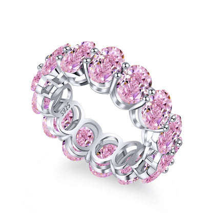 [LORA]Dainty Elongated Cushion Cut Tennis Ring