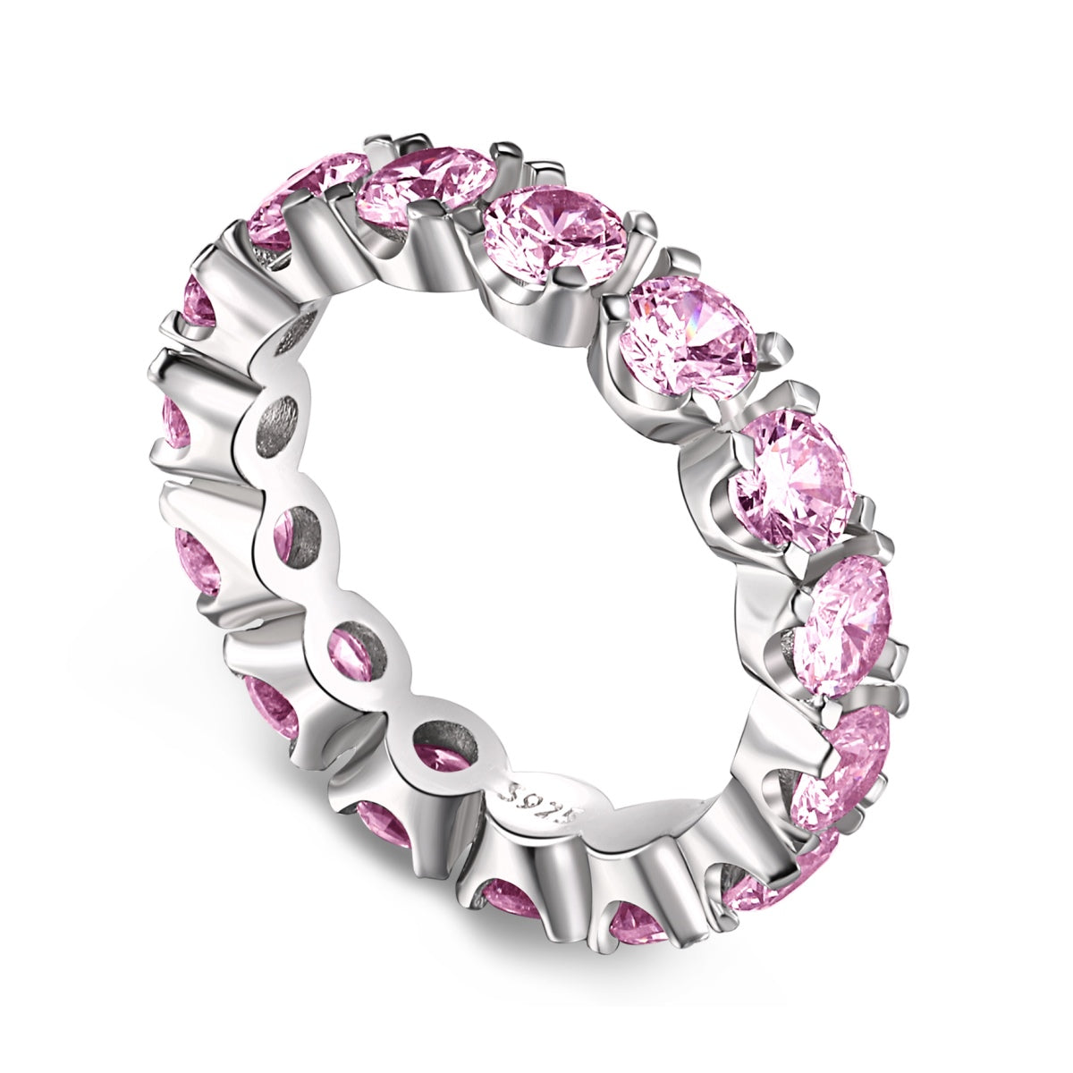 [LORA]Eternity Round Cut Tennis Ring