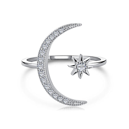 [LORA]Eternity Moon & Star Ring